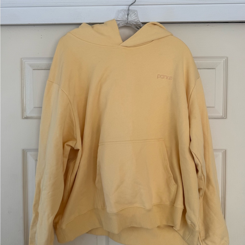PARKE butter yellow hoodie